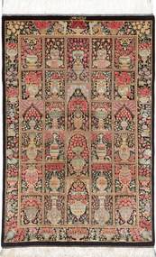 Ghom Tappeto 80 x 120 (Iran) Annodato A Mano