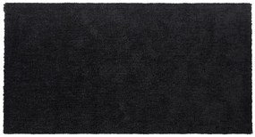 Tappeto shaggy nero 80 x 150 cm DEMRE Beliani