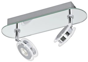 Eglo 95278 - Faretto LED da bagno AGUEDA 2xLED/3,3W/230V