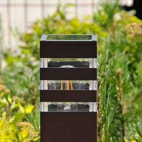 Lampada da esterno dimmerabile LED RGBW TEKSAS 1xE27/12W/230V 44 cm IP44 antracite