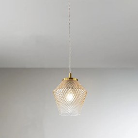 Lampadario Contemporaneo Arnia Ambra 1 Luce E27