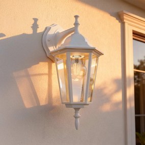 Applique Lanterna da Esterno IP54 E27 Bianca - Serie TOSCA 1B