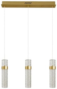 Lampadario LED su cavo LAGOS LED/24W/230V dorato