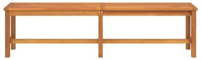 Panca da giardino 180x35x45 cm in legno massello di acacia