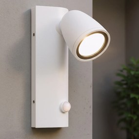 Applique da Esterno GU10 IP65 con Sensore Movimento AXIS - Bianca