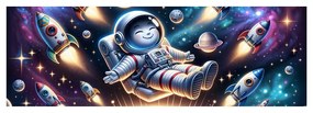 Quadro su tela – Galassia vista con gli occhi di un bambino