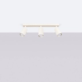 Faretto color crema 6x45 cm Etna – Sollux