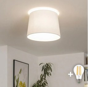 Brilagi - Plafoniera LED CERIA 1xE27/40W/230V Ø 30 cm bianca