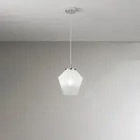 Lampadario Contemporaneo Arnia Bianco 1 Luce E27