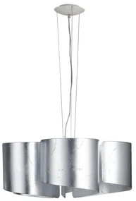 Lampadario Neoclassico Imagine grigio paralume grigio 5x E27 Ø63cm LUCE AMBIENTE DESIGN