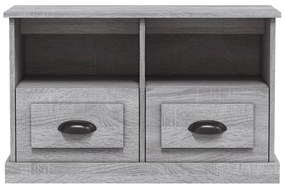 Mobile porta tv grigio sonoma 80x35x50 cm in legno multistrato