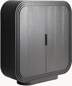 Credenza alta in legno di quercia fatta a mano Rize
