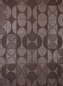 Arte International Carta da parati Curve - Dark Taupe