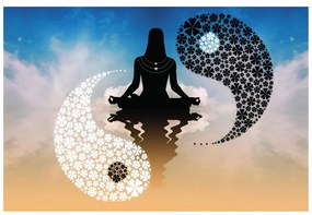 Carta da parati autoadesiva – Yoga Yin e Yang