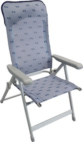 TARLA - poltrona da spiaggia e campeggio pieghevole in alluminio e textilene