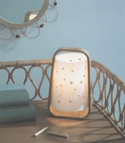 Atmosphera - Lampada da tavolo STARS 1xE14/40W/230V in bambù