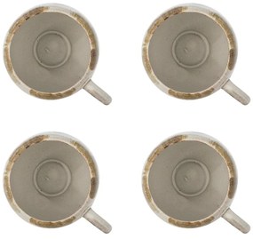 Tazzine in set per cappuccino in gres 4 pz 200 ml Jade – Bloomingville