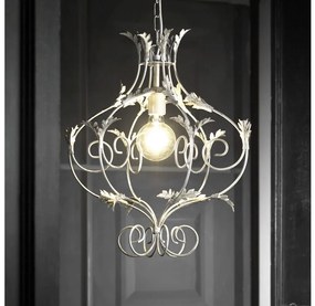 ONLI - Lampadario a catena CONTESSA 1xE27/22W/230V patina