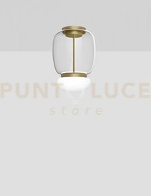 Faro lampada da soffitto g cristallo bianco ottone verniciato l2202...