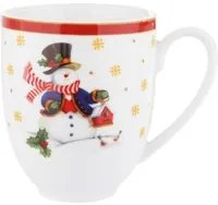 Tazza mug Pupazzo di neve in porcellana, 300 ml