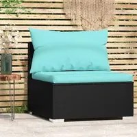 Divano Centrale da Giardino con Cuscini in Polyrattan Nerocod mxl 94525