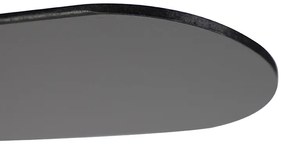 Ventilatore a soffitto nero con telecomando - Fanattic