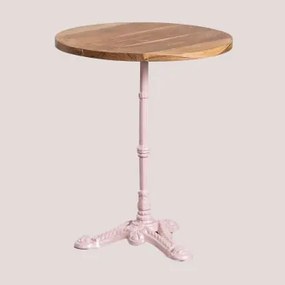 Tavolo da bar rotondo in legno di acacia Vienna Ø60 cm & - Sklum