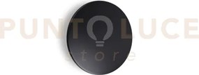 Punto applique ip54 led 3000k 9w  950 lm 18cm nero