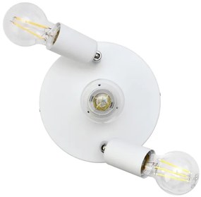 Faretto CENTRO 3xE27/15W/230V bianco