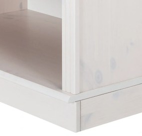 Libreria in legno di pino bianco 222x223 cm Anita - Støraa