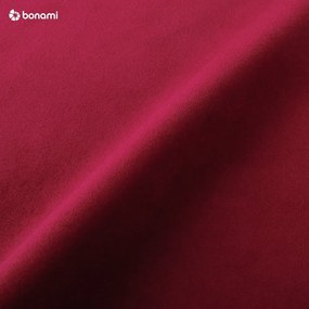 Poggiapiedi in velluto rosso Santo - Milo Casa