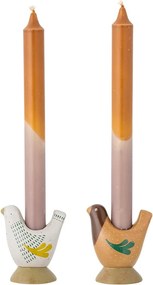 Candelieri in gres in set di 2 pezzi Reem - Bloomingville