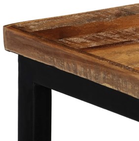 Tavolo consolle in legno di teak rigenerato 90x30x76 cm