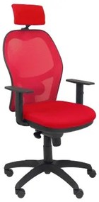 Sedia Ufficio con Poggiatesta Jorquera PC 10CRNCR Rosso