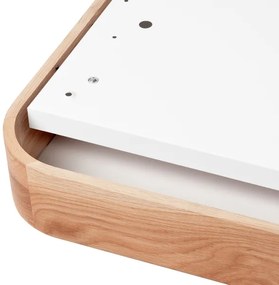 Plafoniera OAK SQUARE 4xE27/15W/230V 45x45 cm quercia