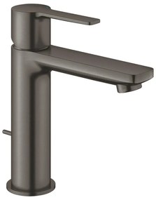 Rubinetto per lavabo a canna bassa getto laminare cristallino Lineare grigio spazzolato GROHE