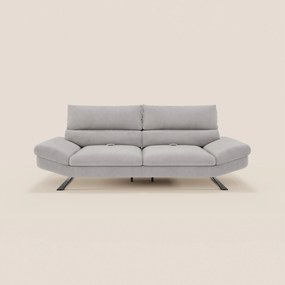 Eclipse Divano dal design moderno 2 e 3 posti con schienali traslanti - piedini alti in elegante microfibra smacchiabile T11