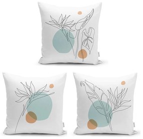 Set di 3 federe Disegno moderno, 45 x 45 cm - Minimalist Cushion Covers