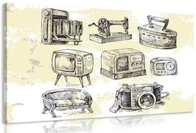 Stampa su tela – Vita retrò