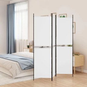 Divisorio A 3 Pannelli Bianco 150x200 Cm İn Tessuto /