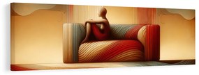 Quadro su tela – Silhouette tranquilla nello spazio