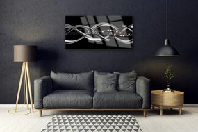 Quadro di vetro Grafica astratta 100x50 cm 2 appendini