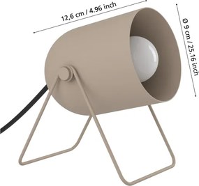 Eglo 44165 - Lampada da tavolo TILSTON 1xE14/8W/230V beige