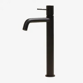 Rubinetto Lavabo Orveta In Ottone Nero & ↑30 Cm - Sklum