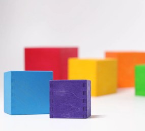 Grimm's - Scatole colorate arcobaleno - 6 pezzi