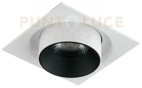 Incasso led outsider bianco in alluminio 15w 1375lm 3000k 10x10x9,4...