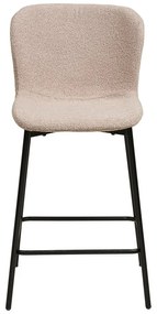 Sgabello da bar beige imbottito (altezza della seduta 65 cm) Maceda – House Nordic