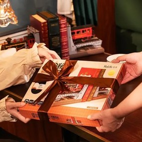 RoboTime - 3D puzzle Fermalibri Treno a vapore storico