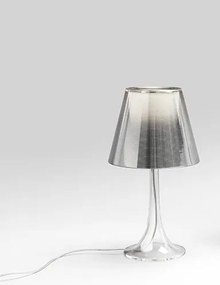 Flos Miss K Lampada da tavolo 43 cm a luce diffusa con paralume argento alluminato