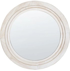 Specchio da parete bianco ø 60 cm DELICIAS Beliani